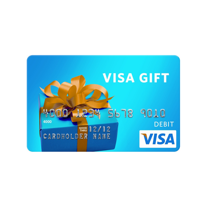 Visa Gift Card - Value: $200 - Purchase by Bitcoin or Altcoins